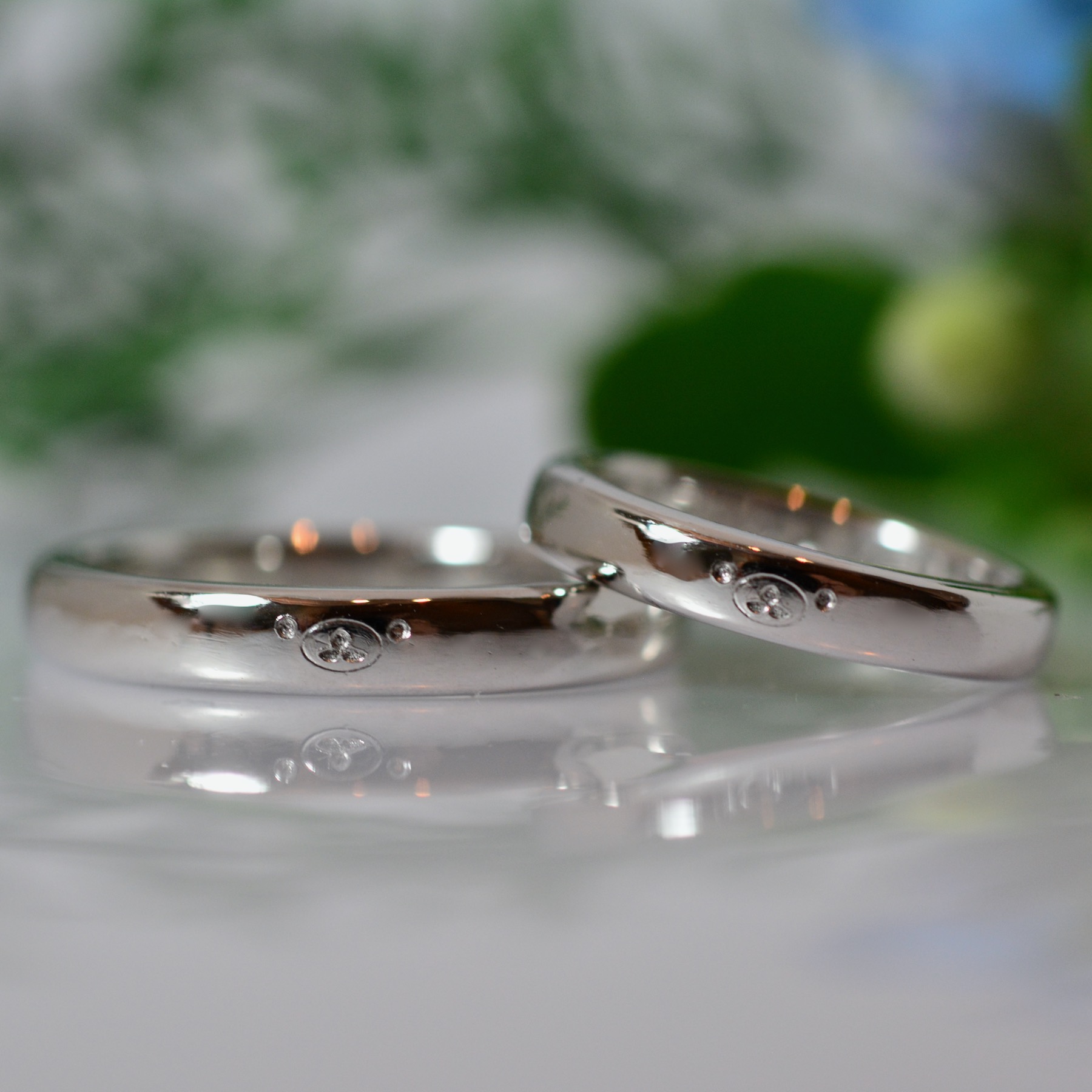 プラチナのオーダーメイド結婚指輪